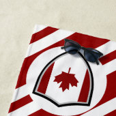 カナダ国旗のビーチタオル ビーチタオル (インサイチュ)