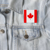 カナダ国旗のボタン 缶バッジ (インサイチュ)