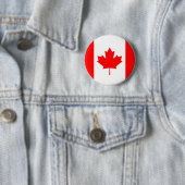 カナダ国旗のボタン 缶バッジ (インサイチュ)