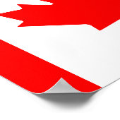 カナダ国旗のポスター ポスター (角)