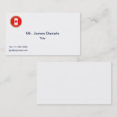 カナダ国旗のロープシールド 名刺 (正面/裏面)