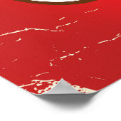 カナダ国旗のヴィンテージ旅行ポスター ポスター (角)