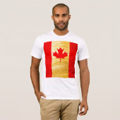 カナダ国旗のヴィンテージ Tシャツ (正面フル)