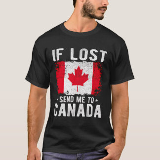 カナダ国旗の土産もし失った – カナダに送る Tシャツ