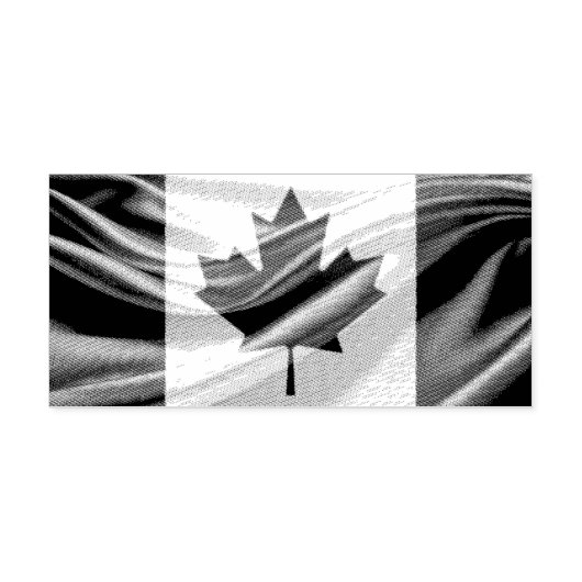 カナダ国旗の愛国的なカナダメープルリーフ ラバースタンプ (インプリント)