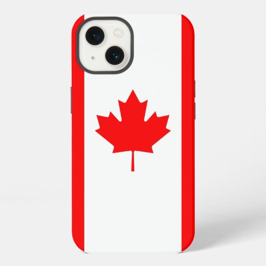 カナダ国旗の愛国的なApple Case-Mate iPhoneケース (裏面)