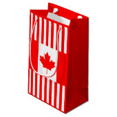 カナダ国旗の抱き枕 スモールペーパーバッグ (裏面アングル)