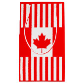 カナダ国旗の抱き枕 スモールペーパーバッグ (正面)