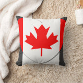 カナダ国旗の枕 クッション (ブランケット)