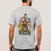 カナダ国旗の独立性お祝い Tシャツ (裏面)
