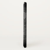 カナダ国旗の石のテクスチャ Case-Mate iPhoneケース (裏面/右)