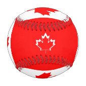 カナダ国旗の野球ボール，カナダ/野球ボール 野球ボール (正面)