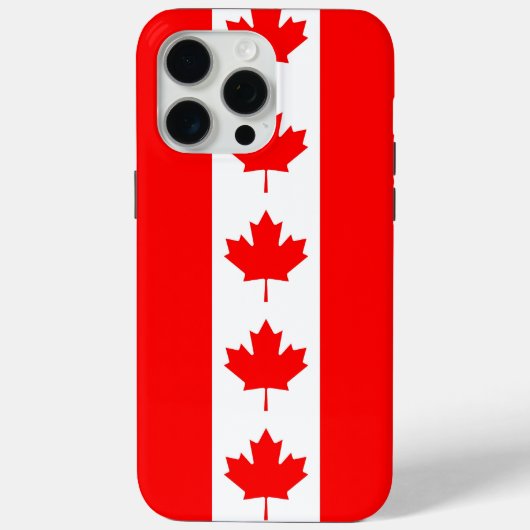 カナダ国旗のApple iPhone 15 Pro Maxケース Case-Mate iPhoneケース (裏面)