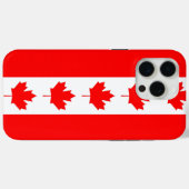 カナダ国旗のApple iPhone 15 Pro Maxケース Case-Mate iPhoneケース (裏面 (横))