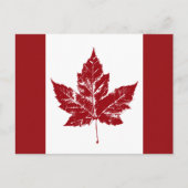 カナダ国旗はがきカナダ土産はがき ポストカード (正面)