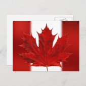 カナダ国旗はがきカナダ土産はがき ポストカード (正面/裏面)