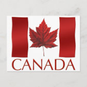 カナダ国旗はがきカナダ土産はがき ポストカード (正面)