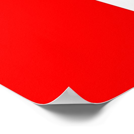 カナダ国旗を使用したキャンバス印刷 ポスター (角)