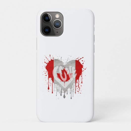 カナダ国旗を愛す Case-Mate iPhoneケース (裏)