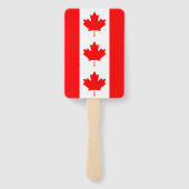 カナダ国旗を持つハンドファンのセット ハンドファン (裏面)