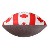カナダ国旗を持つ愛国的なアメリカンフットボール アメリカンフットボール (回転270)