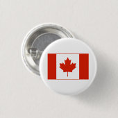 カナダ国旗カナダ国旗Word国旗 缶バッジ (正面&裏面)
