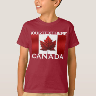 カナダ国旗キッズスウェットシャツカナダおみやげシャツ Tシャツ