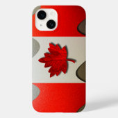 カナダ国旗クローム シャーリー・テイラー Case-Mate iPhoneケース (裏面)