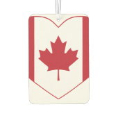 カナダ国旗ハートカーエアコン カーエアーフレッシュナー (裏面)