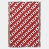 カナダ国旗ブランケットカナダ国旗の土産投げ スローブランケット (正面縦)