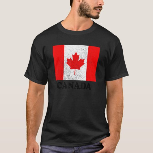 カナダ国旗プライドカナダ国旗 Tシャツ (正面)