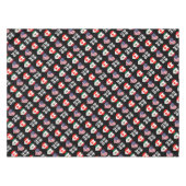 カナダ国旗メキシコUSAサッカー選手権大会2026 テーブルクロス (正面(横))