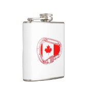 カナダ国旗登山カラビナーフラスコ フラスク (右)