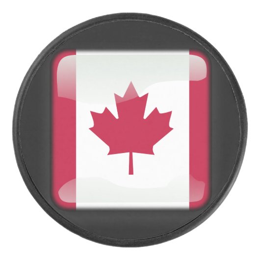 カナダ国旗 アイスホッケーパック (正面)