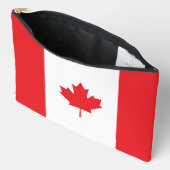 カナダ国旗 アクセサリーポーチ (見開き)