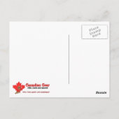 カナダ国旗 – アルバータ ポストカード (裏面)