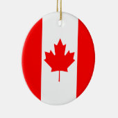 カナダ国旗、カナダ セラミックオーナメント (右)