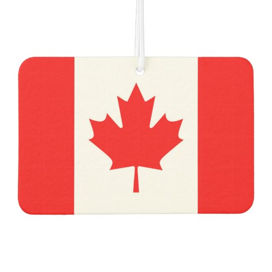 カナダ国旗 カーエアーフレッシュナー (正面)