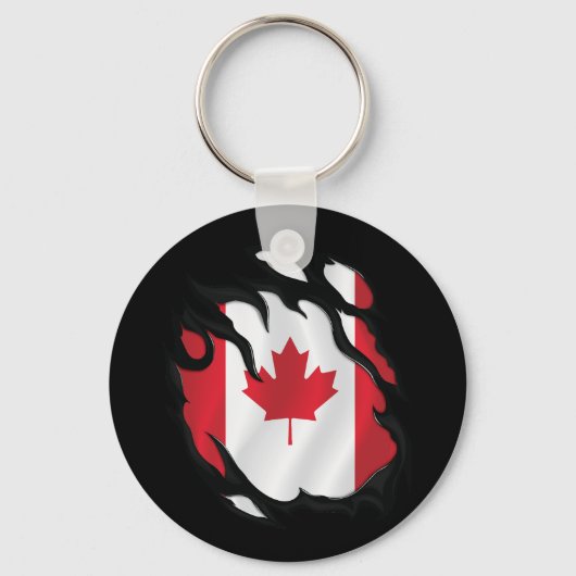 カナダ国旗 キーホルダー (正面)