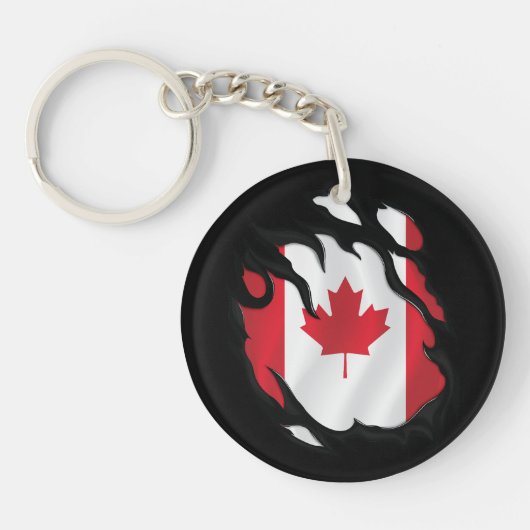 カナダ国旗 キーホルダー (正面)