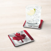 カナダ国旗 コースター (右側)