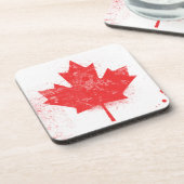 カナダ国旗 コースター (左側)