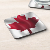 カナダ国旗 コースター (左側)