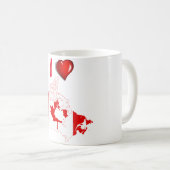 カナダ国旗 コーヒーマグカップ (正面右)