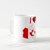 カナダ国旗 コーヒーマグカップ (正面左)