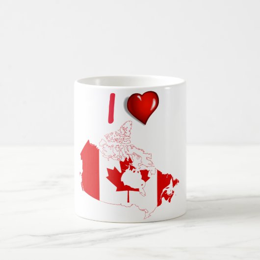 カナダ国旗 コーヒーマグカップ (中央)
