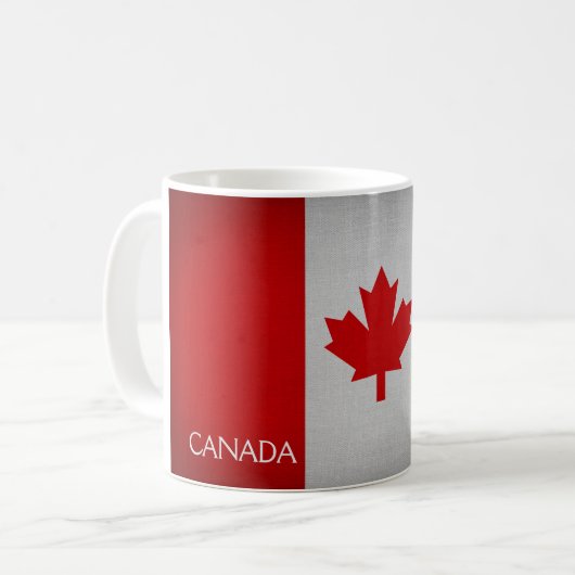 カナダ国旗 コーヒーマグカップ (正面左)