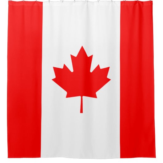 カナダ国旗 シャワーカーテン (正面)