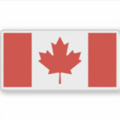カナダ国旗 シール (正面)