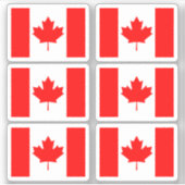 カナダ国旗 シール (正面)